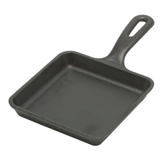 Lodge Logic Wonder skillet vierkant 12,7 cm gietijzer zwart