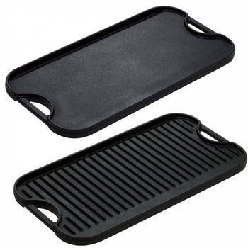 Lodge Reversible Bak- en Grillplaat Dubbelzijdig LPGI3, 51x27cm