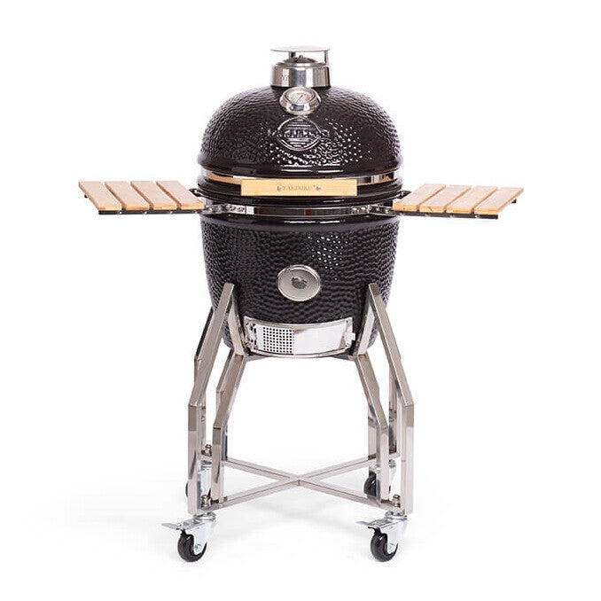 MEDIUM YAKINIKU 16 INCH KAMADO GRILL INCL. ONDERSTEL EN ZIJTAFELS freeshipping - %s Kamado hopname%