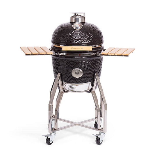 MEDIUM YAKINIKU 16 INCH KAMADO GRILL INCL. ONDERSTEL EN ZIJTAFELS freeshipping - %s Kamado hopname%